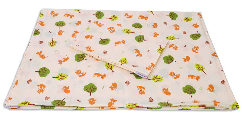 Süße Kinder Bettwäsche mit Waldtieren