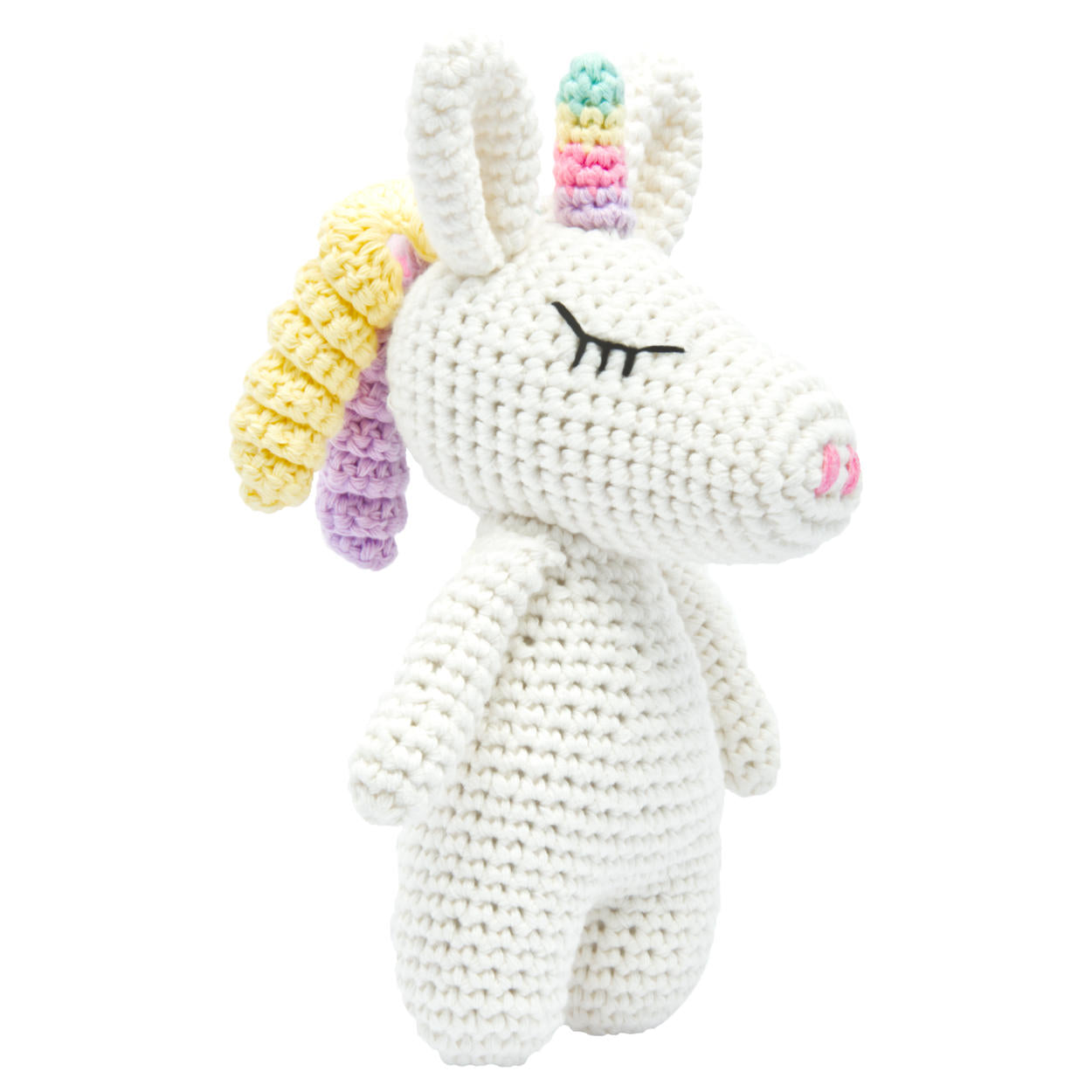 Schönes Geschenkset zur Geburt für alle Einhorn-Fans mit Stofftier, Rassel und Beißring