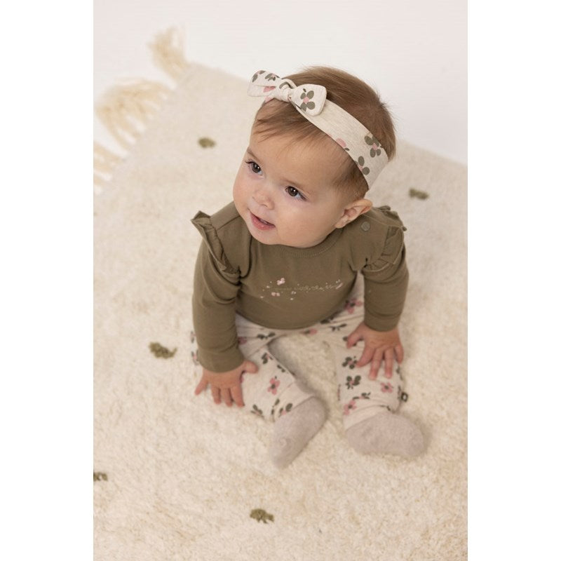 Feetje - Longsleeve "Grow with the flow" in olive