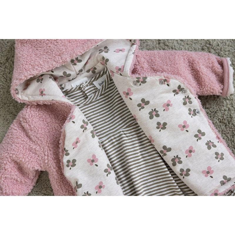Feetje - Teddyjacke mit Kapuze in mauve