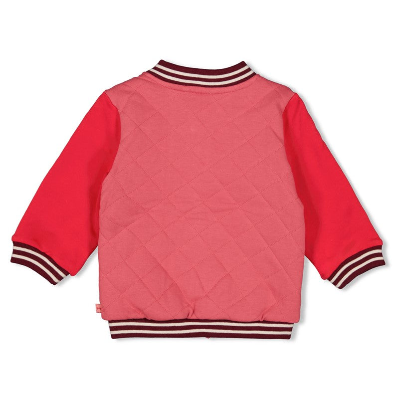 Schicke, wattierte Bomberjacke von Feetje in pink