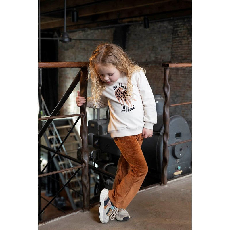 Jubel - Gerippte Hose mit Schlag - Color Me Panther