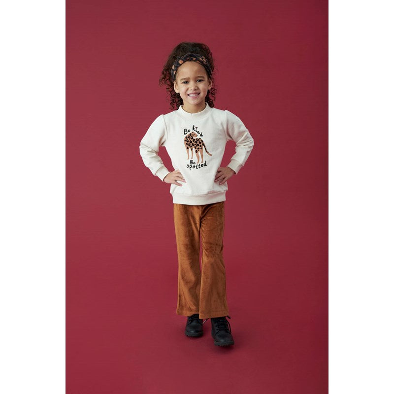 Jubel - Gerippte Hose mit Schlag - Color Me Panther