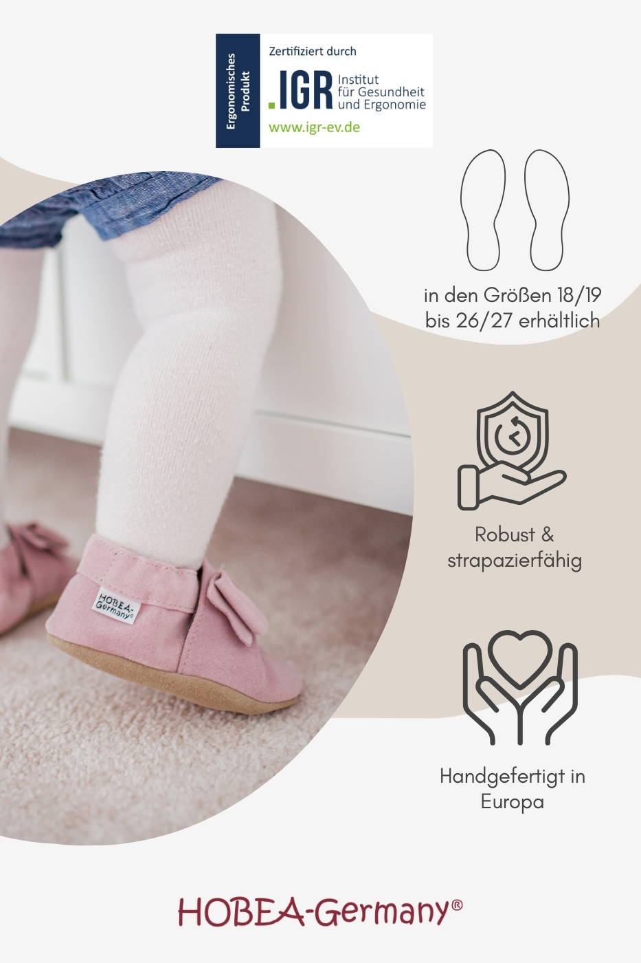 Hobea Krabbelschuhe Info