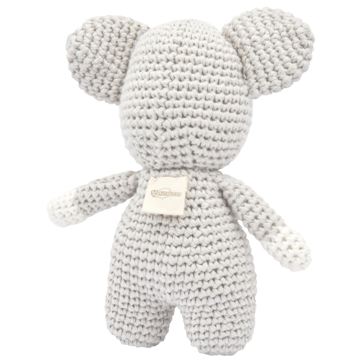 Niedlicher grauer Koala, von Hand gehäkelt, zum Knuddeln und Liebhaben