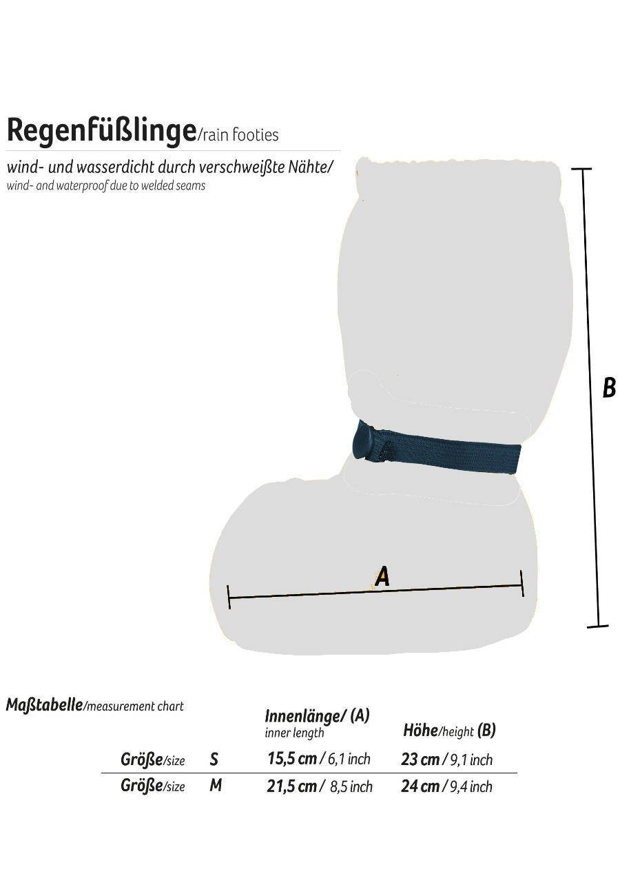 Playshoes - wasserdichte Regenfüßlinge mit Vliesfutter