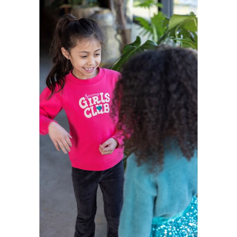 Cooler Sweater in Pink aus Bio-Baumwolle