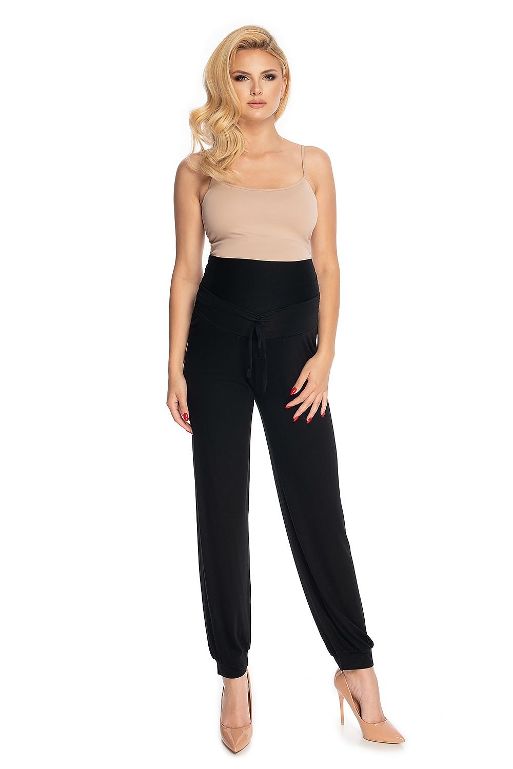 PeeKaBoo - Umstandshose/ Sweatpants in schwarz