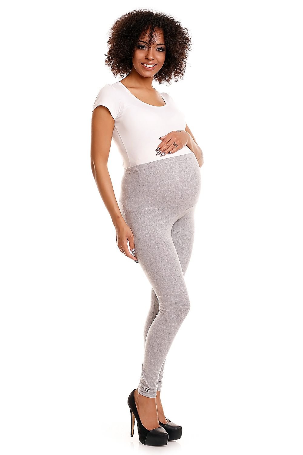 PeeKaBoo - Schwangerschafts-Leggings in grau