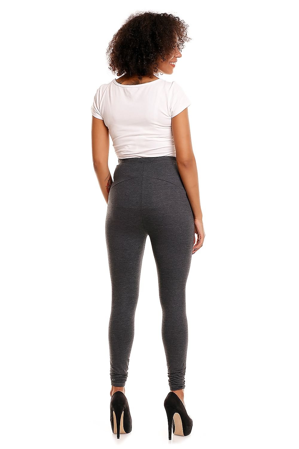 PeeKaBoo - Schwangerschafts-Leggings in dunkelgrau
