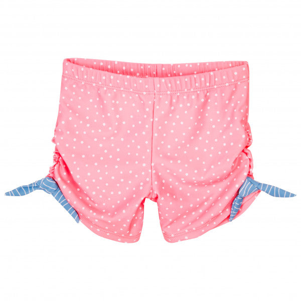 Süßes Bade-Set in hellblau und rosa mit dem niedlichen Krebs mit UV-Schutz