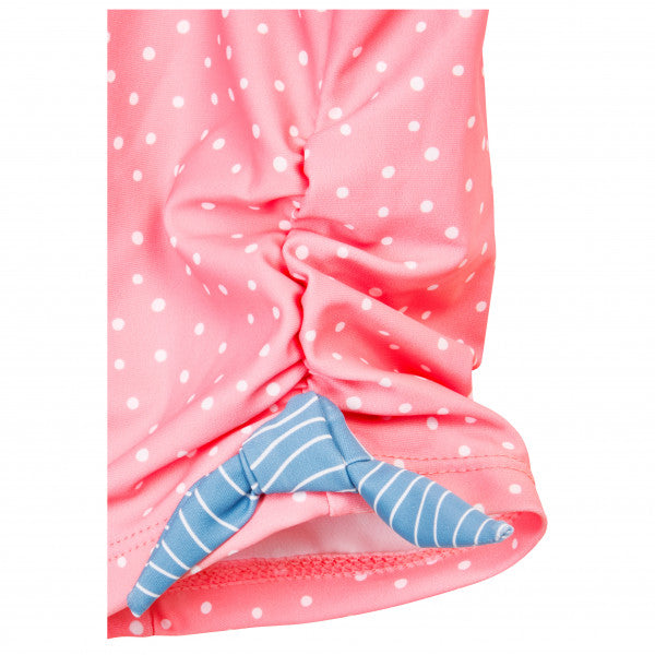 Süßes Bade-Set in hellblau und rosa mit dem niedlichen Krebs mit UV-Schutz