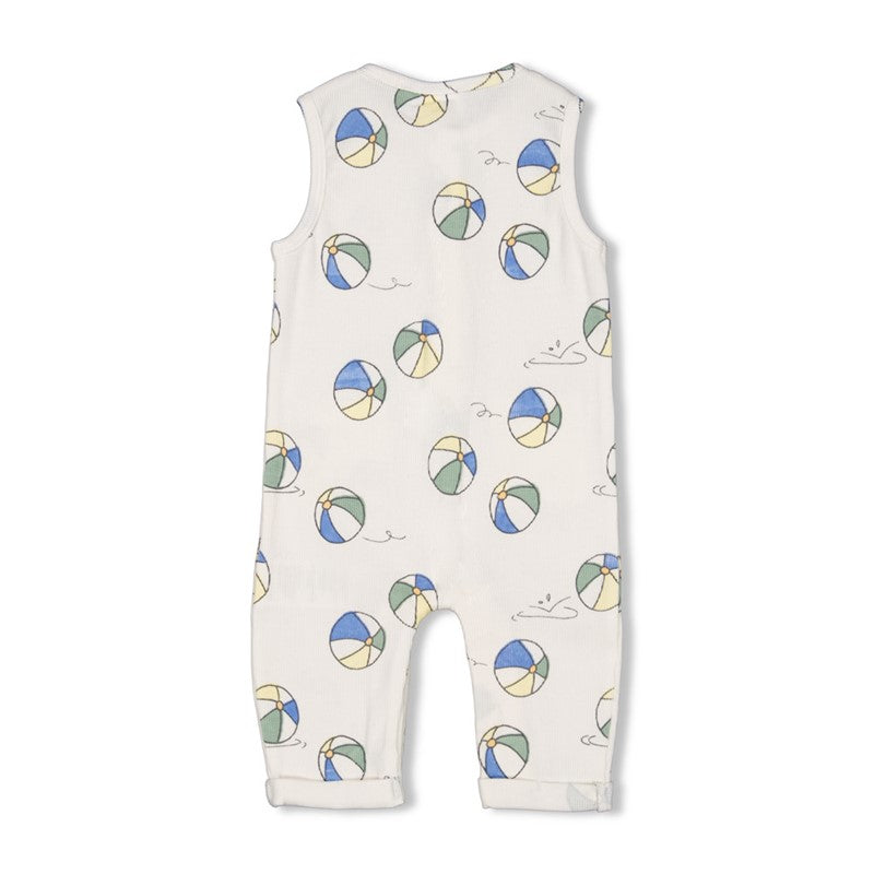 Niedliche Latzhose mit All Over Print Wasserbälle und vielen süßen Details