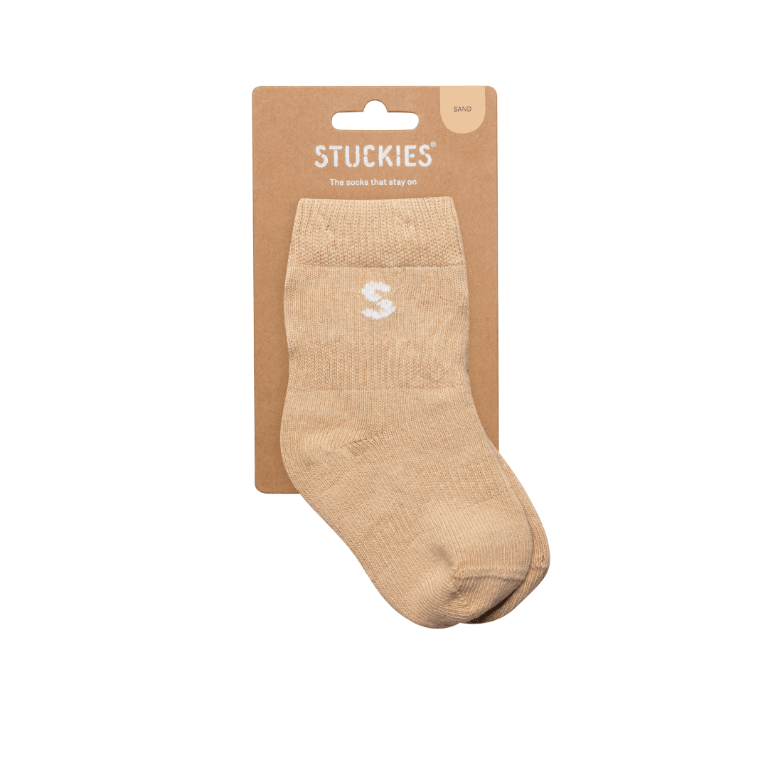 Tolle Socken die nicht rutschen und am Fuß bleiben in sand