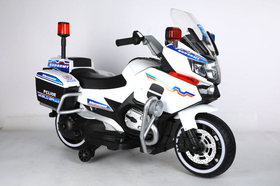 Sehr realistisches Polizei-Motorrad für alle Nachwuchs-Polizisten