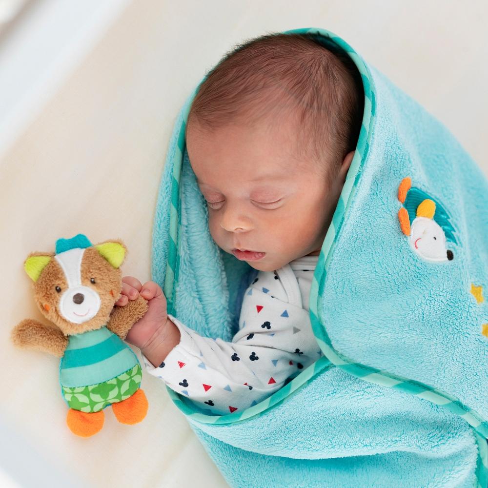 Kuschelige Babydecke mit kleinem Fuch, perfektes Geschenk