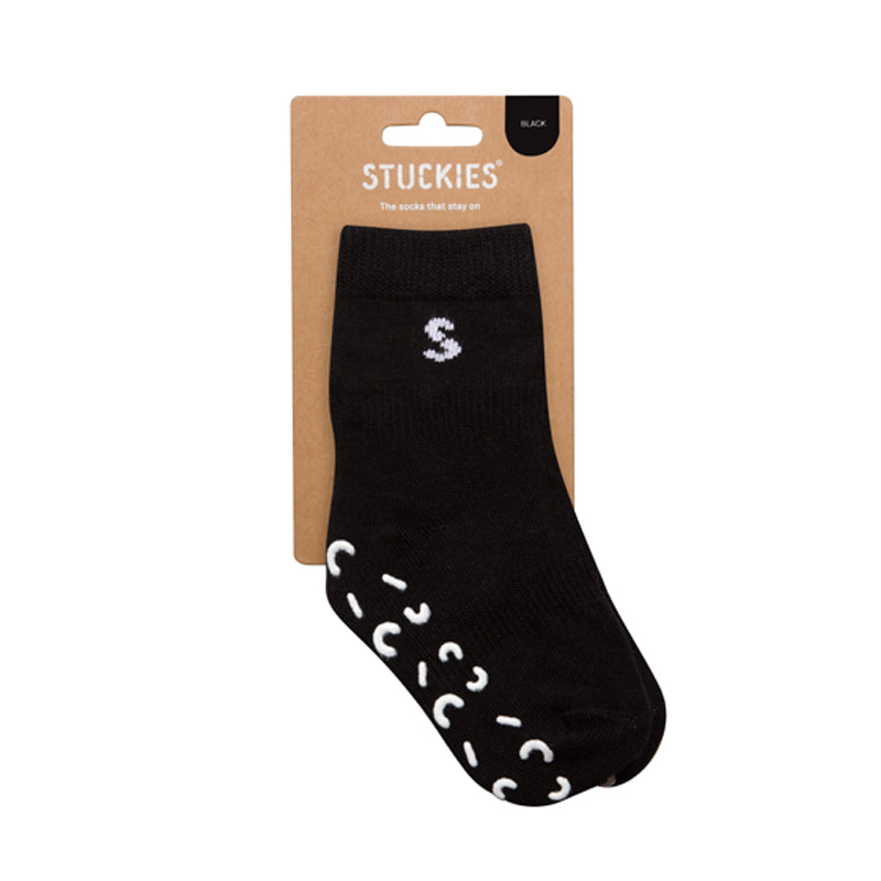 Tolle Socken die nicht rutschen und am Fuß bleiben in schwarz