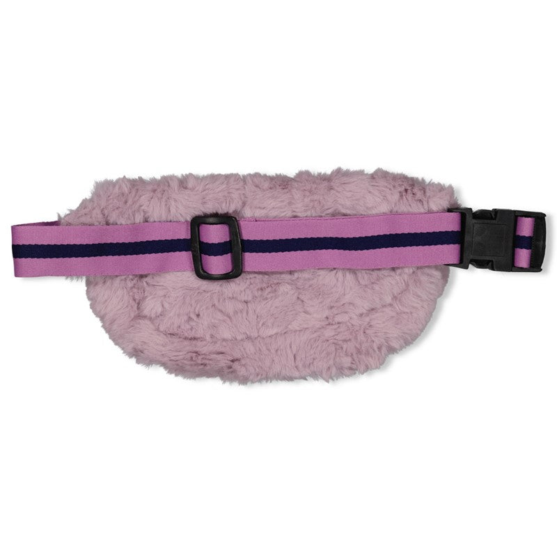 Colles Accessoire: die Hüfttasche Fake Fur in Flieder mit elastischem Gurt