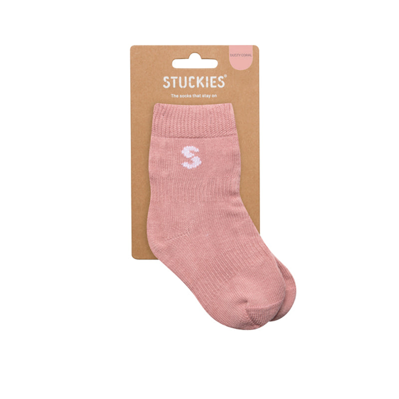 Tolle Socken die nicht rutschen und am Fuß bleiben in rosa