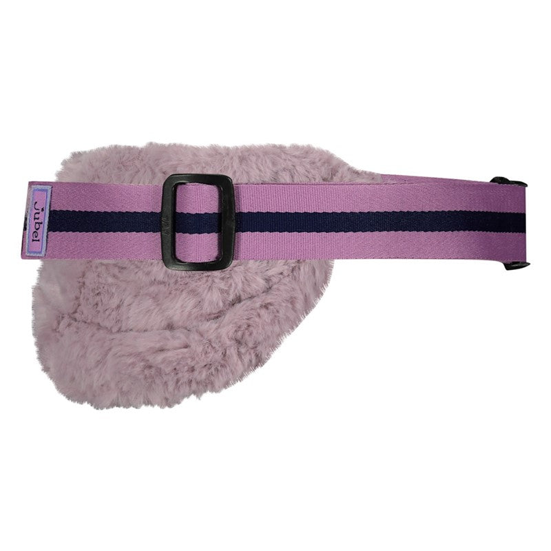 Colles Accessoire: die Hüfttasche Fake Fur in Flieder mit elastischem Gurt
