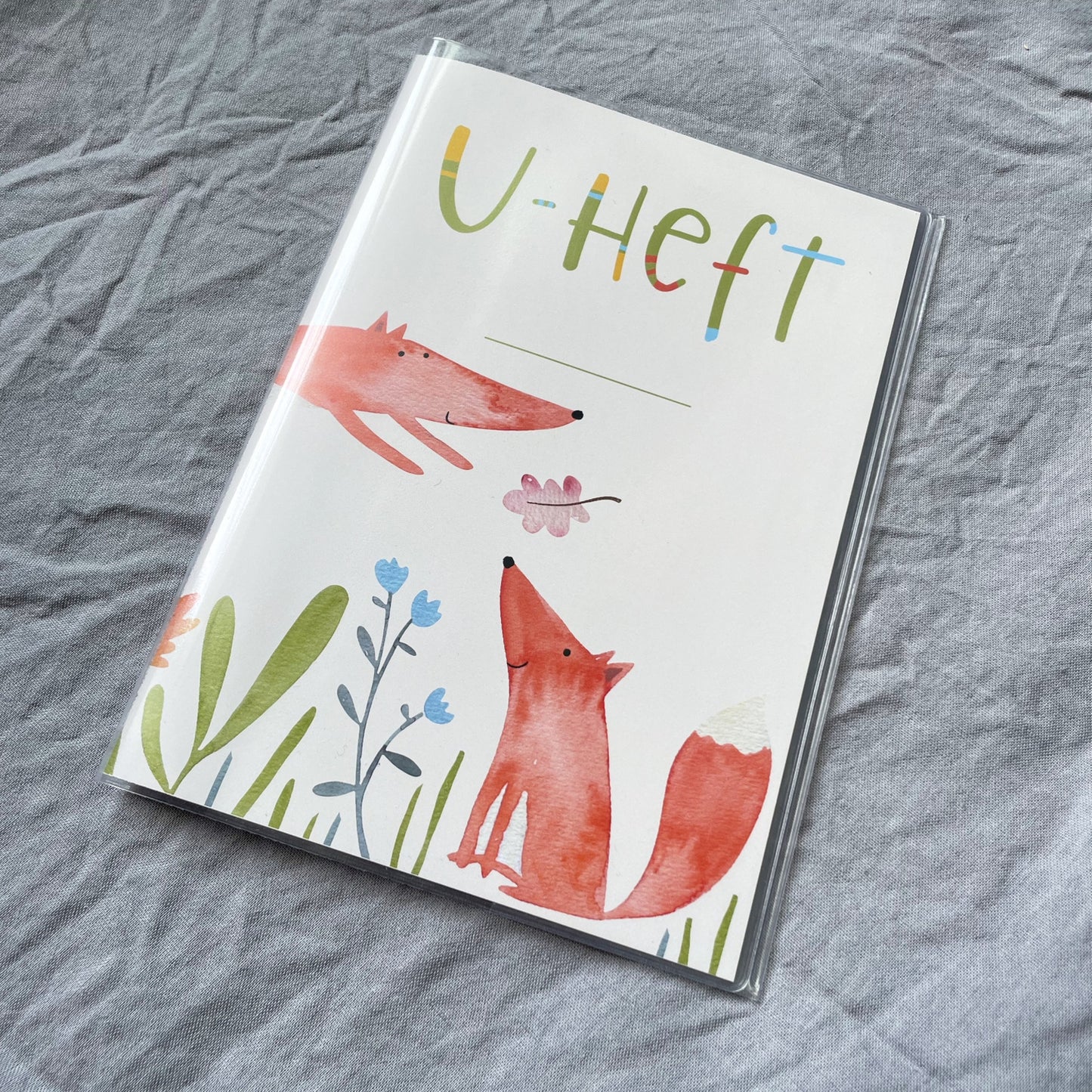Schöne U-Heft Hülle mit Füchsen, praktisch, schön und eine tolle Erinnerung