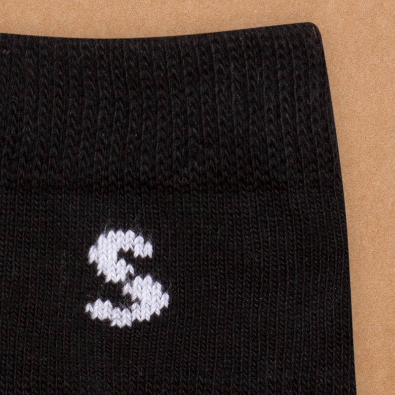 Tolle Socken die nicht rutschen und am Fuß bleiben in schwarz
