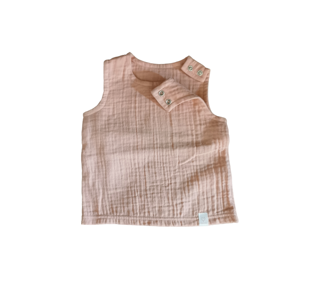 Maximo - GOTS Mädchen Shirt Musselin in rosa