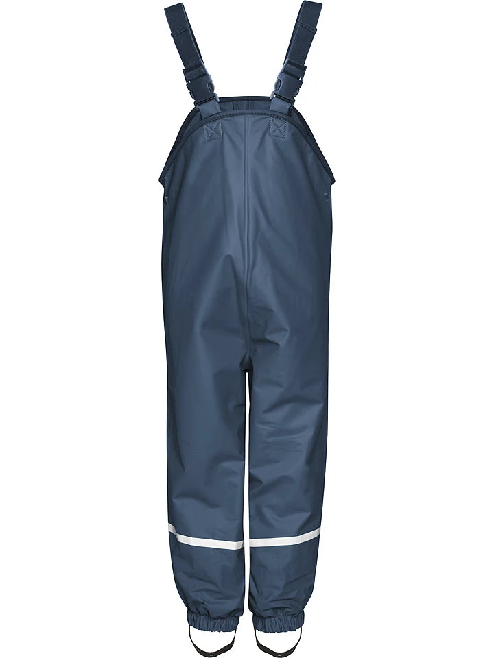 Gefütterte Regenhose mit Trägern in blau von Playshoes