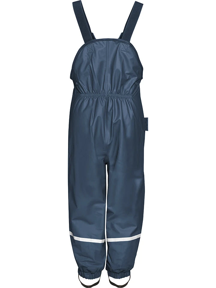 Gefütterte Regenhose mit Trägern in blau von Playshoes