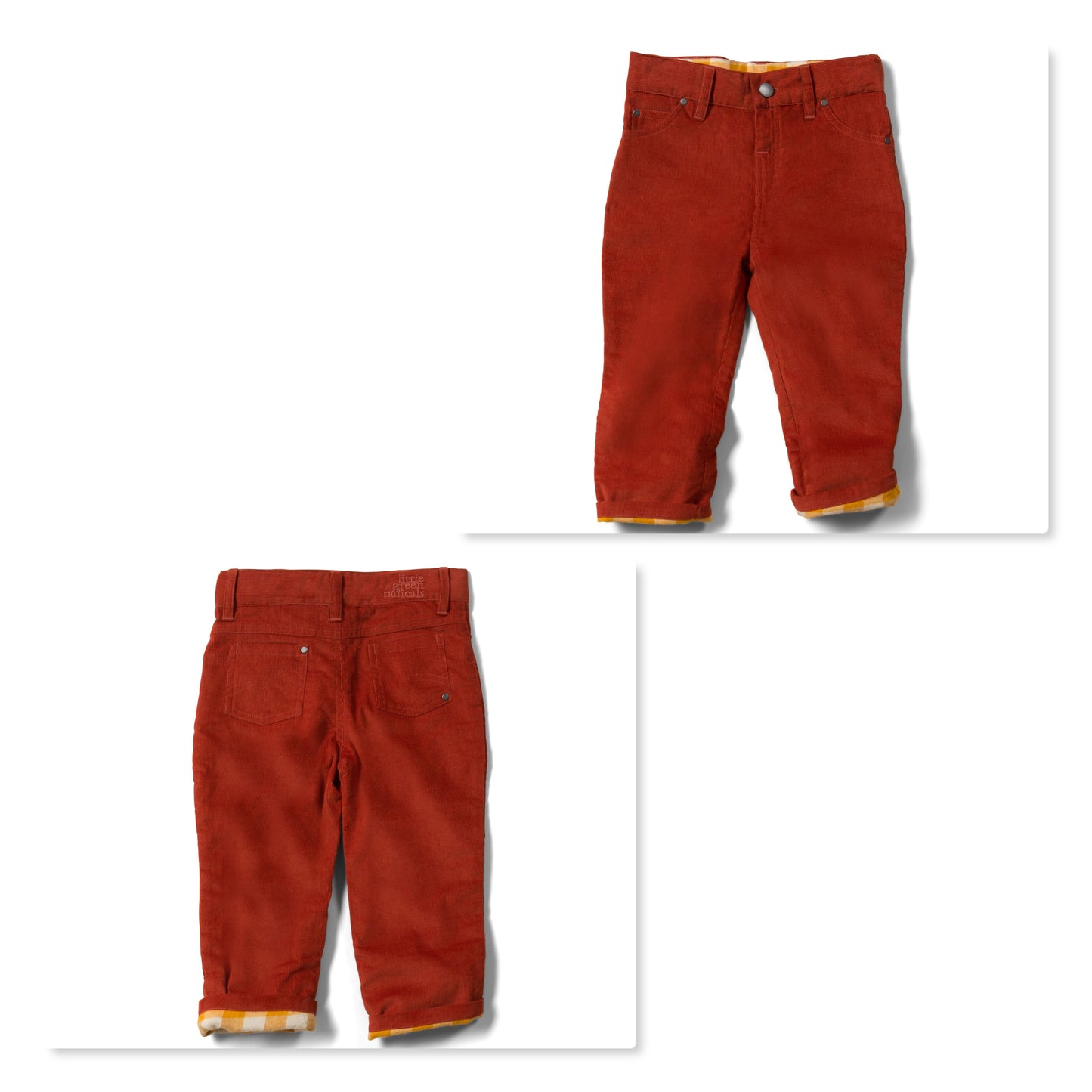 Little Green Radicals Cord Adventure Jeans rot/ blau