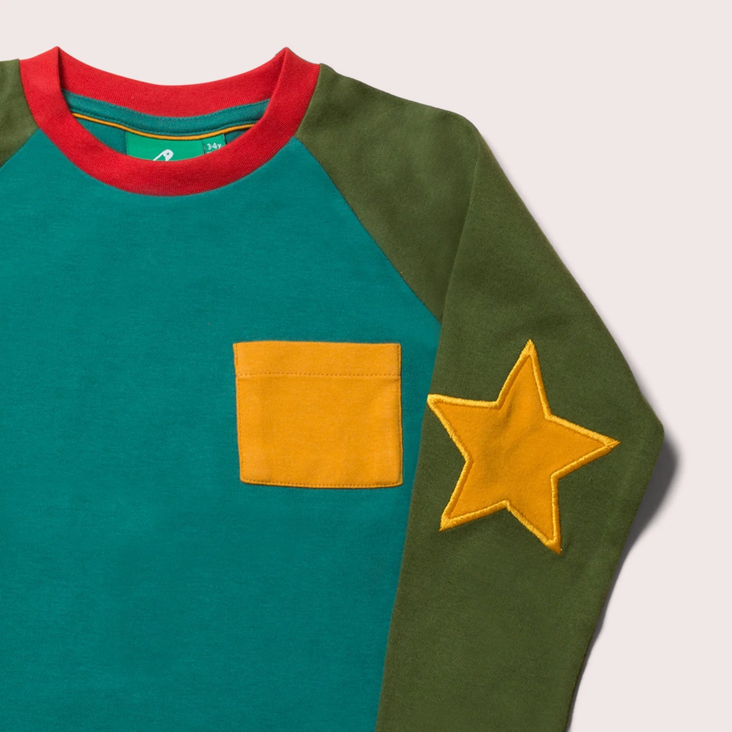 Little Green Radicals - Langarm-Shirt Sea Green Stern