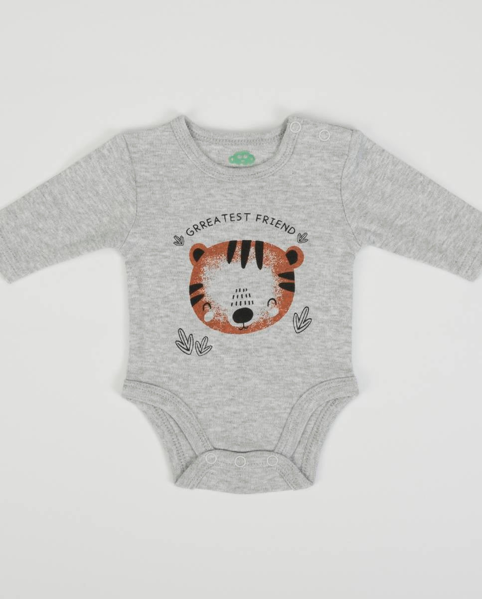 FS Baby - Set Schlafanzug, Body und Latz mit Tiger