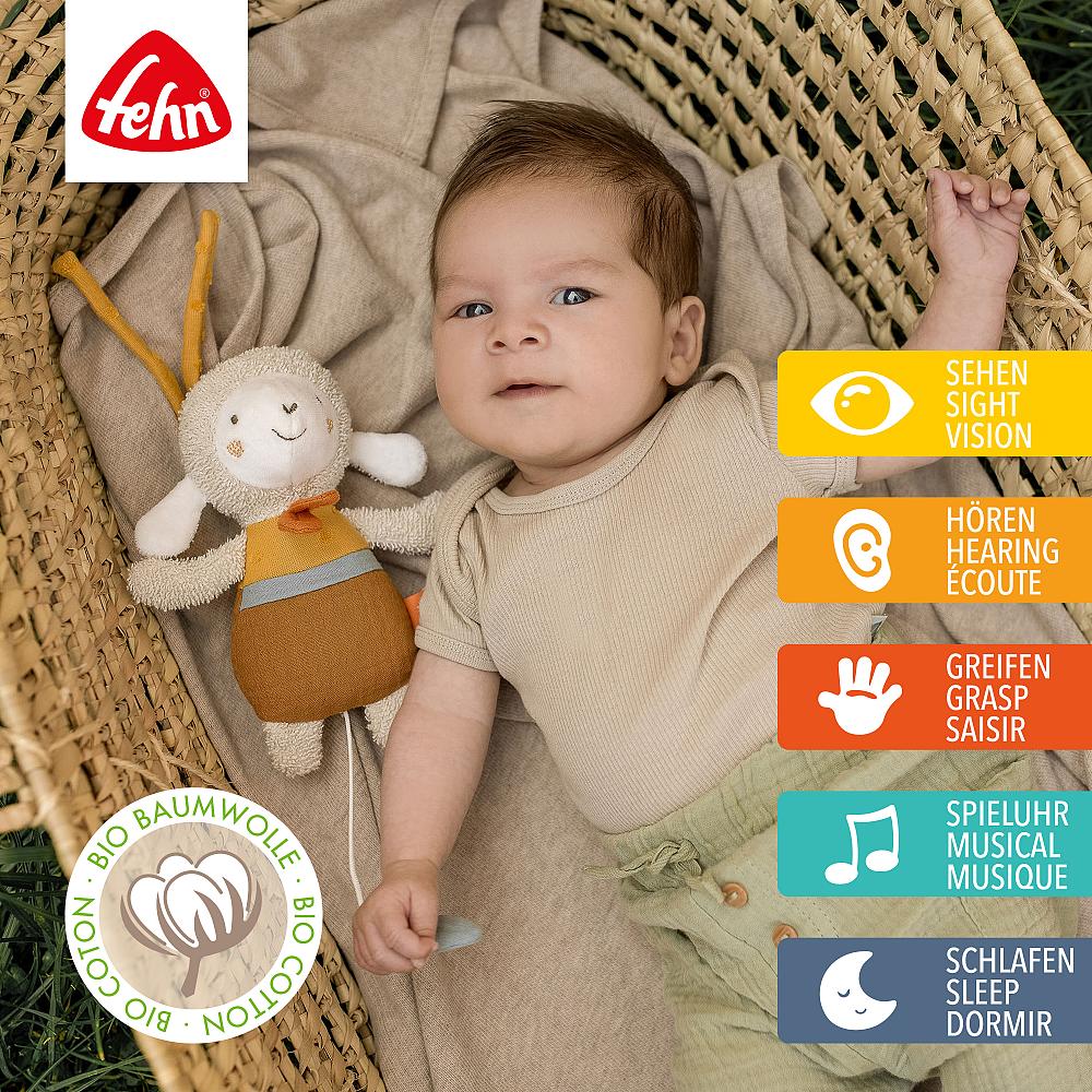 Fehn - Mini-Spieluhr Schaf fehnNATUR