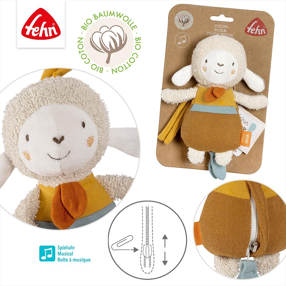 Fehn - Mini-Spieluhr Schaf fehnNATUR