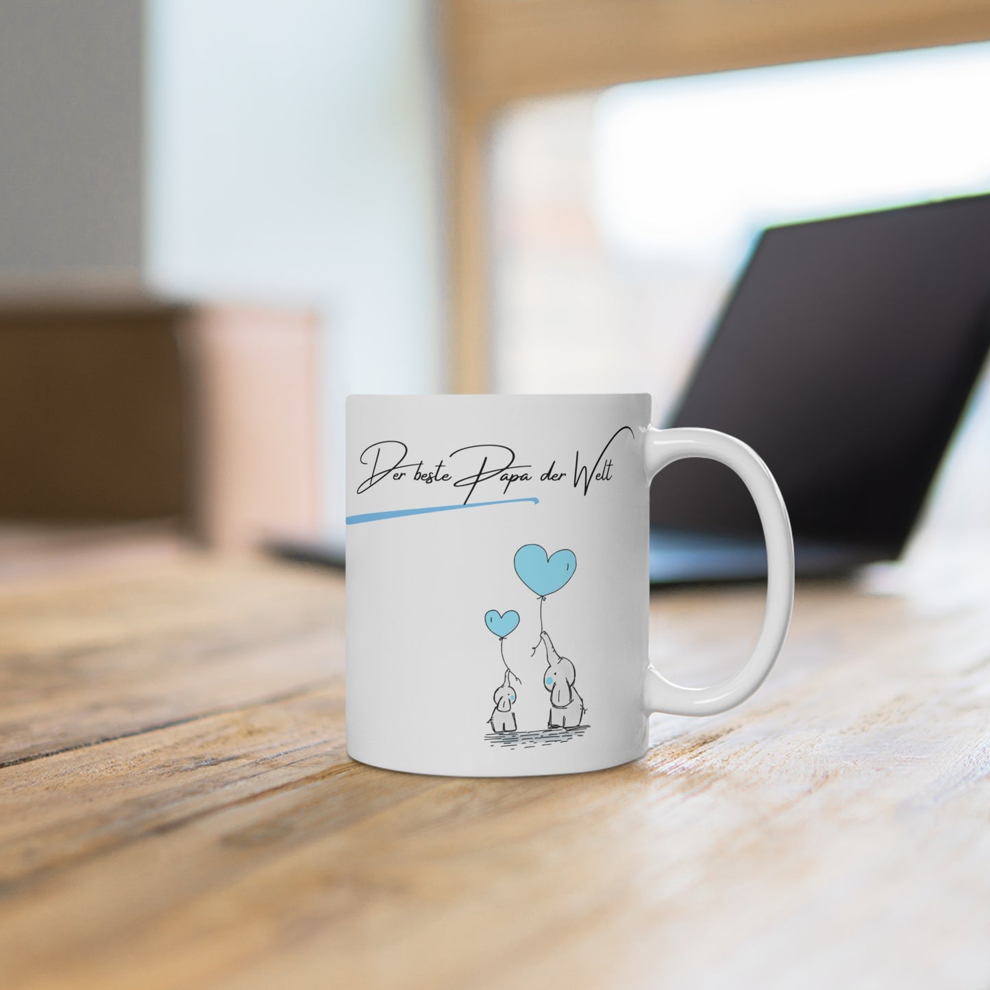 Die Papa Kaffee- oder Teetasse ist ein super Geschenk zum Geburtstag, Vatertag oder einfach so! 