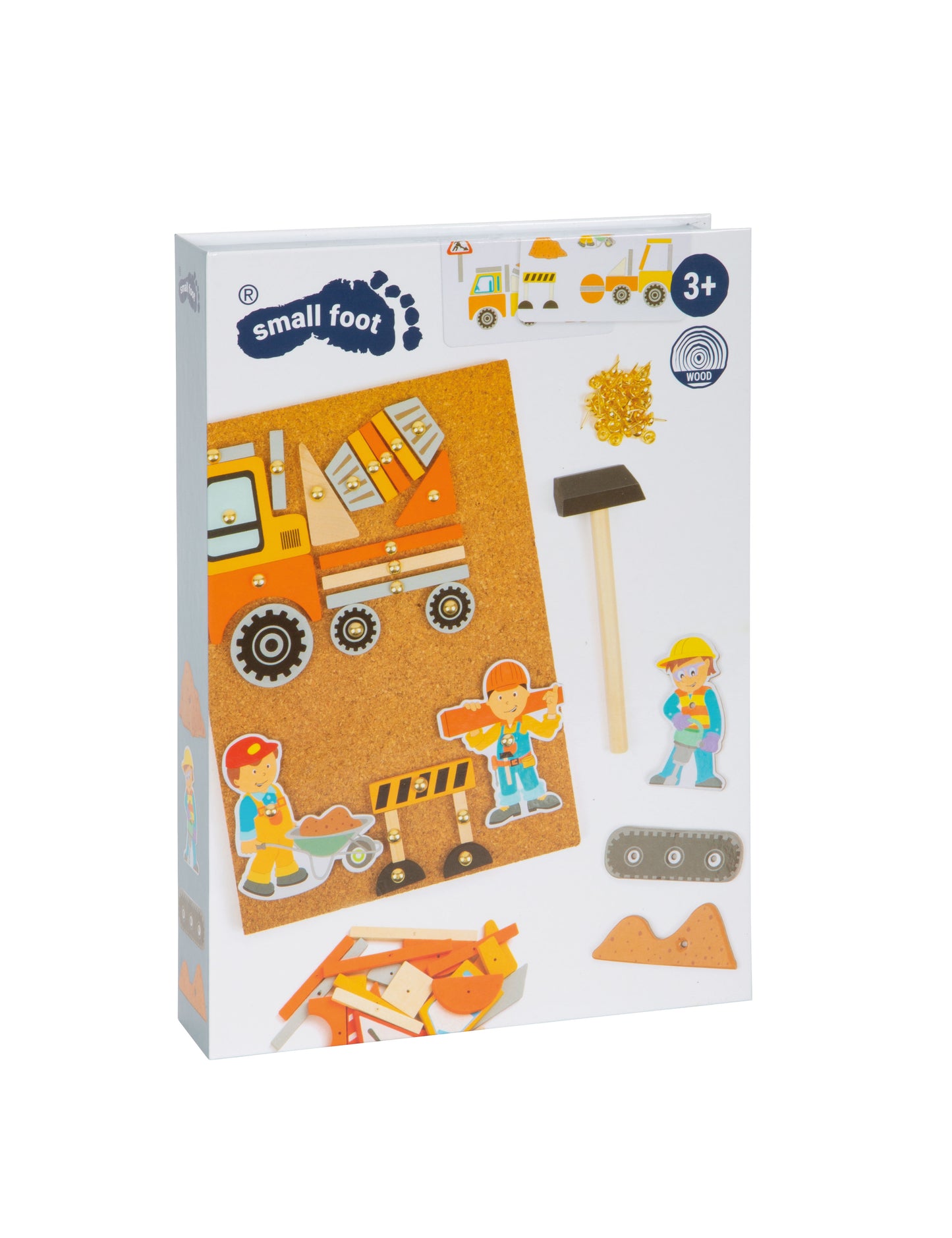 Kreatives Spielen leicht gemacht - mit diesem tollen Hämmerchenspiel Spiel wird die Baustelle lebendig! 