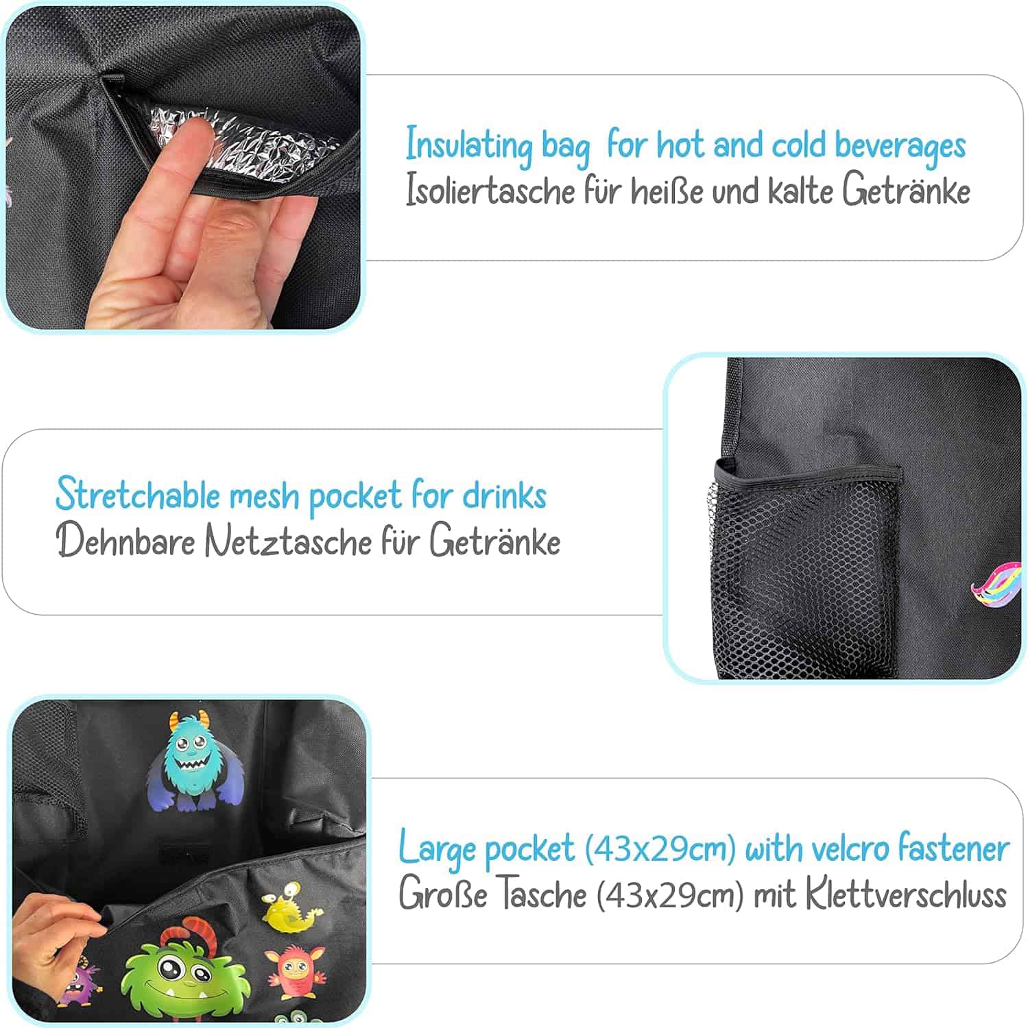 Praktischer Auto-Organizer mit Meerjungfrauen-Design