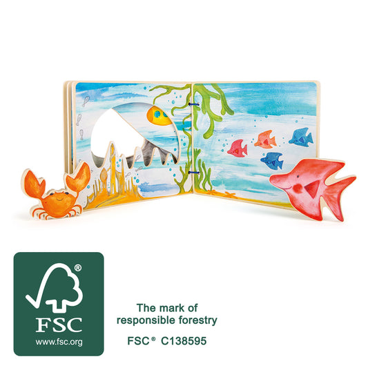 Interaktives Bilderbuch für spannende Geschichten und Abenteuer unter Wasser 