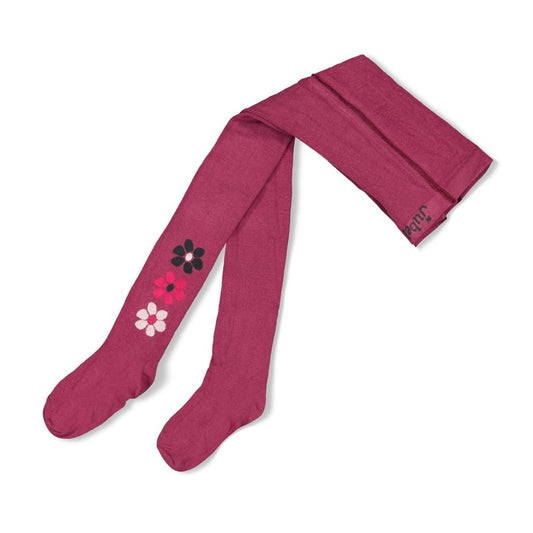 Schöne Strumpfhose von Jubel mit Blumenmuster in Violet