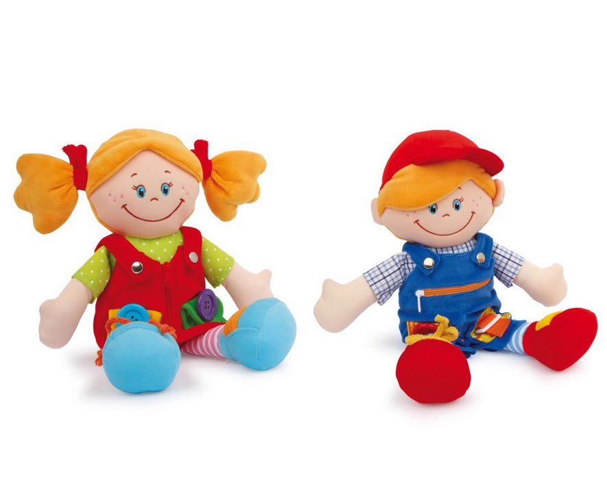 Lernpuppen Chiara und Maximo