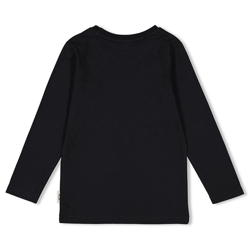 Cooles Longsleeve aus Bio Baumwolle in anthrazit