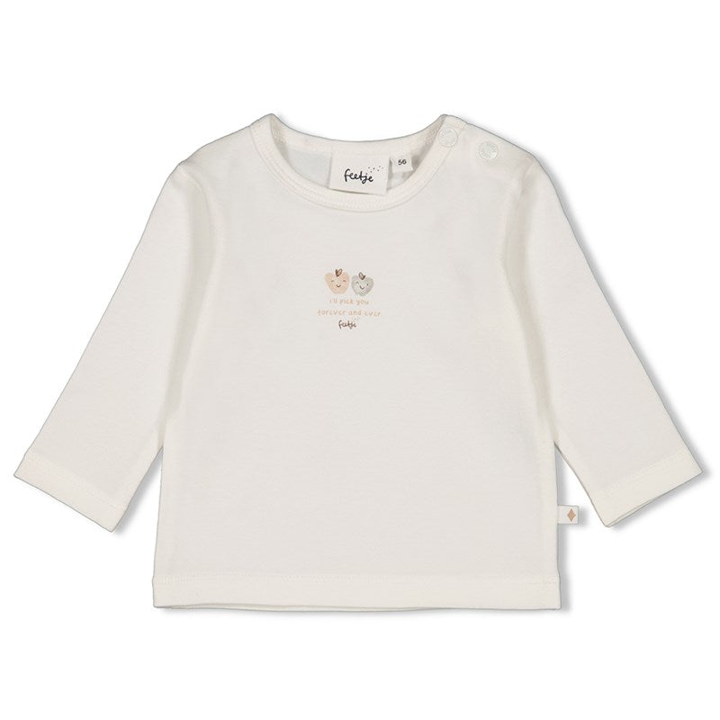 Süßes Longsleeve mit Äpfeln aus Bio-Baumwolle