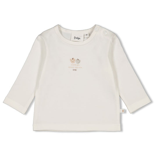 Süßes Longsleeve mit Äpfeln aus Bio-Baumwolle