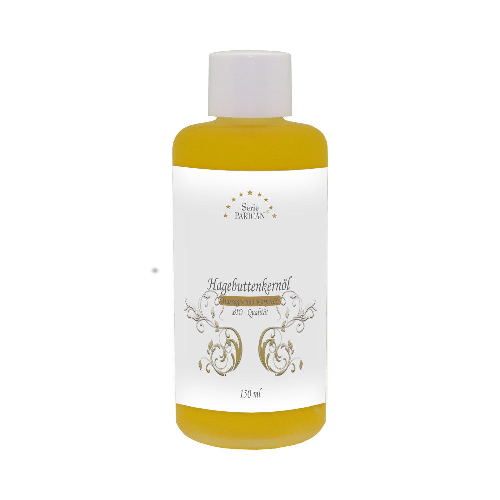 Bio Hagebuttenkernöl - Serie Parican 150 ml für Massage und Körperpflege