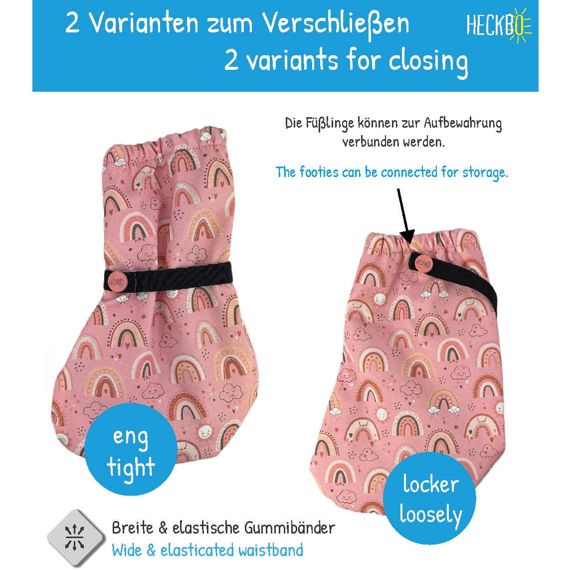 Heckbo - wasserdichte Regenfüßlinge mit Vliesfutter