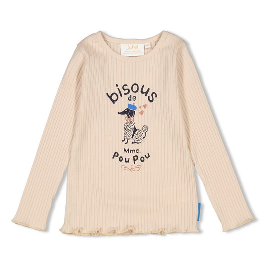 Jubel - Geripptes Longsleeve "Amour Toujours"