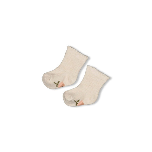 Niedliche Socken von Feetje mit einer schönen Blume und verspielten Bund