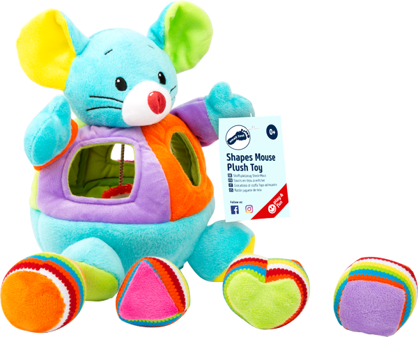 Tolles buntes Lernspiel Zeug für die Kleinsten aus weichem Stoff mit vier Steckelementen