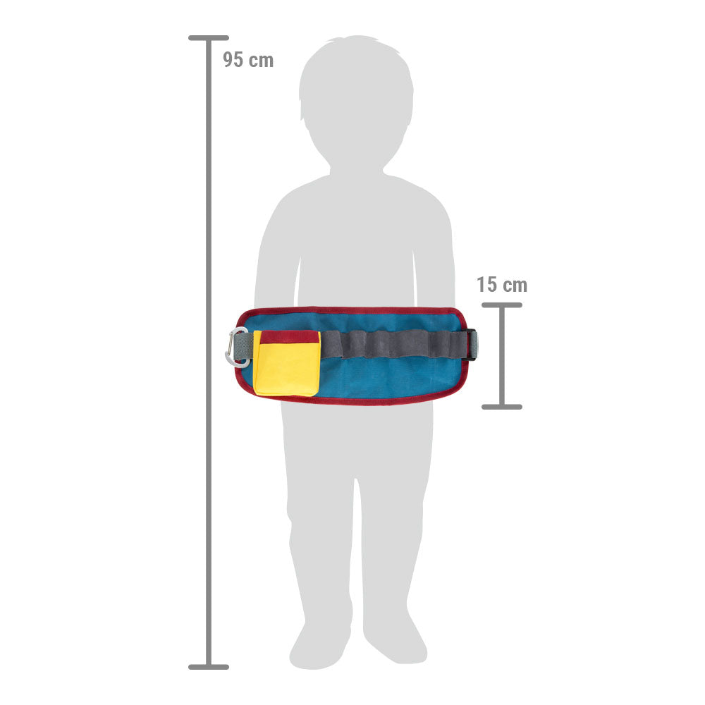 Schöner hochwertiger Werkzeuggürtel mit Holz Werkzeugen