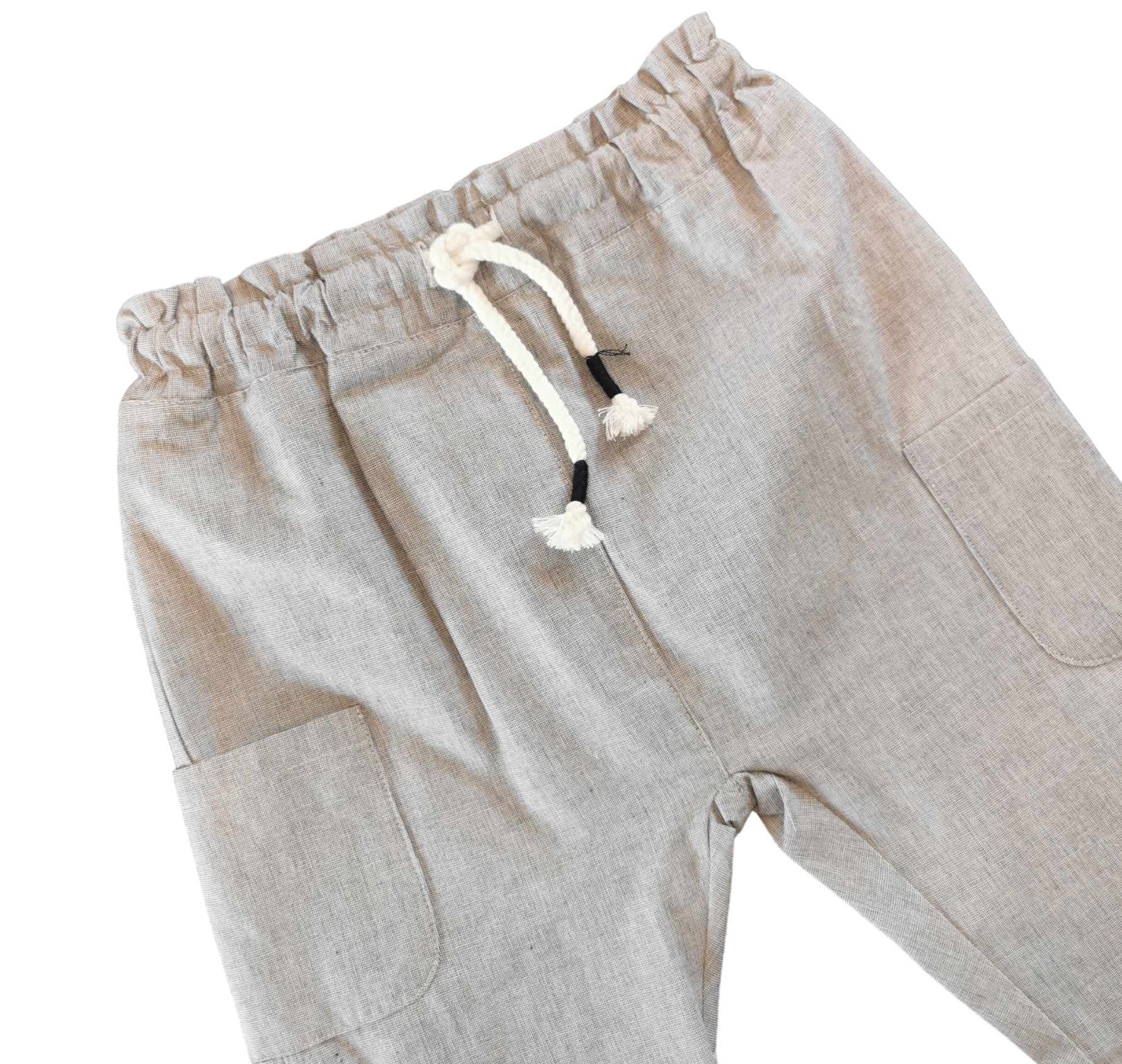 Leichte Sommerhose in grau aus Baumwolle